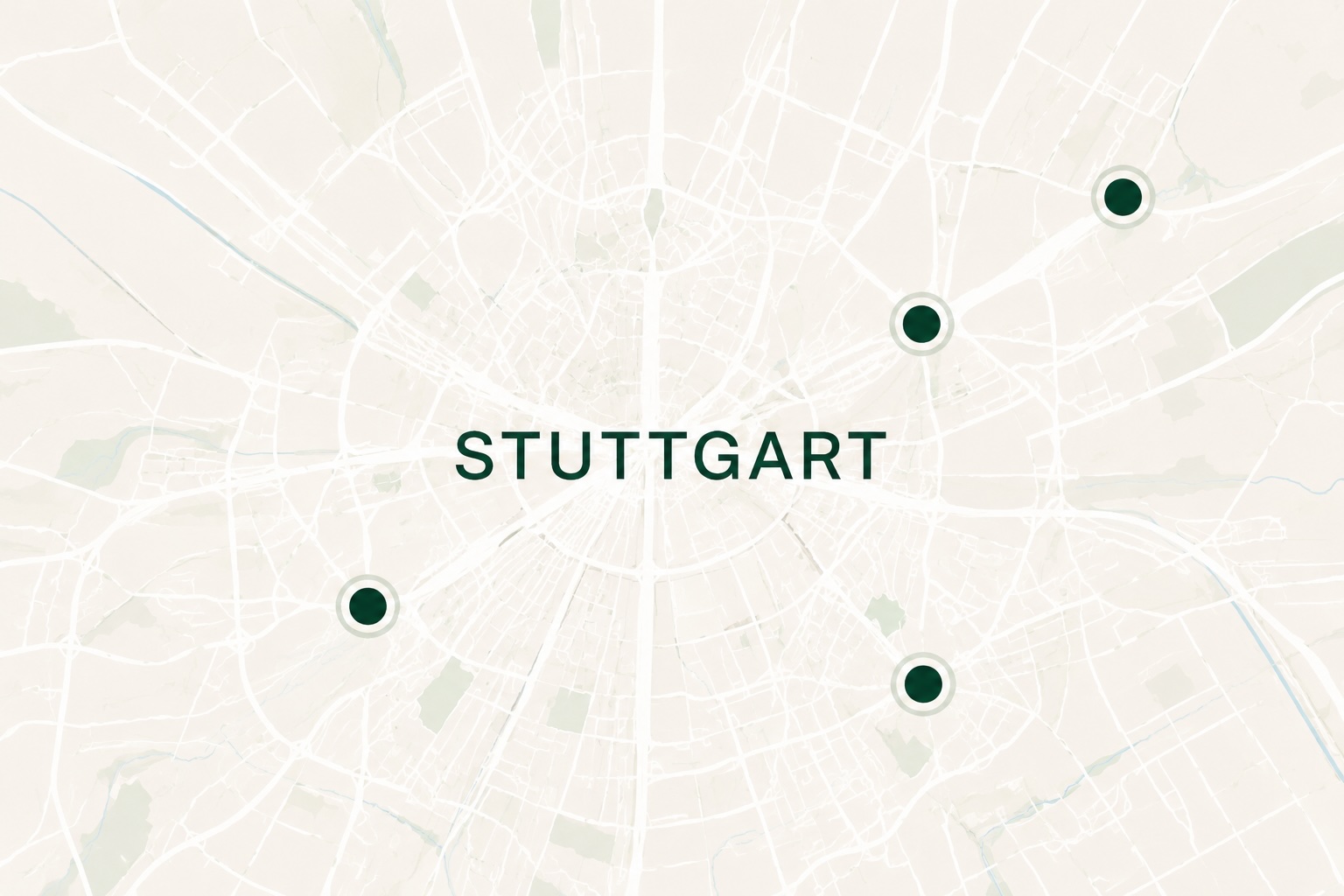 Karte von Stuttgart mit markierten Mikrolagen